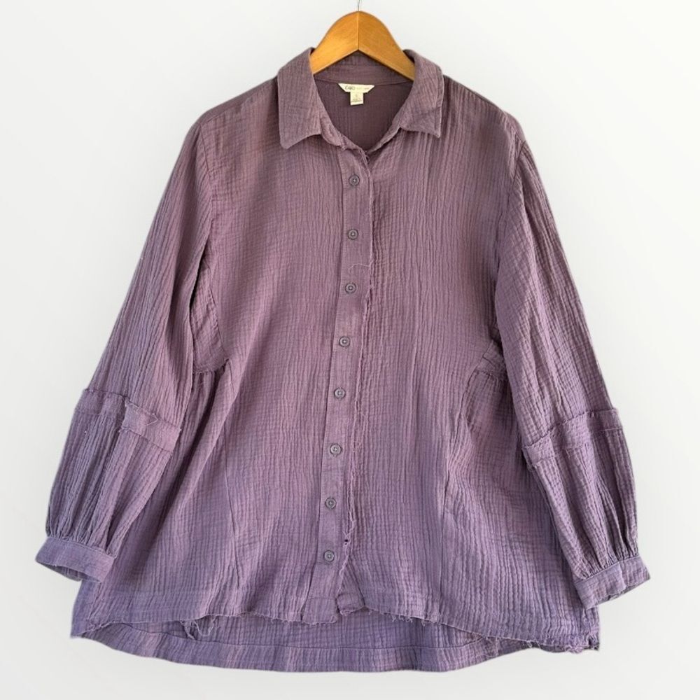 🎉5 for $45🎉Cato top blouse shirt size S purple